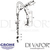 Grohe Parkfield Single-Lever Sink Mixer Spares